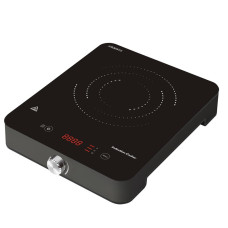 Плитка настільна Ardesto індукційна, комфорок - 1 на 1.8кВт, керування - сенсорне, таймер, чорний