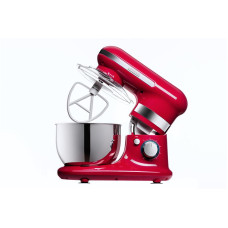 Міксер Ardesto планетарний 800Вт, насадки-3, чаша-нерж., метал, 4л, Pulse-режим, червоний