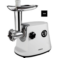 М'ясорубка Ardesto, 1600Вт, 1.6кг/хв, 3 решітки, насадка для ковбас, кеббе, 3 терки, пластик, біло-сріблястий