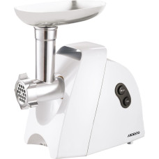 М'ясорубка Ardesto, 1900Вт, 1.8кг/хв, 3 решітки, насадка для ковбас, кеббе, 4 терки, пластик, білий