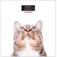 Весы Ardesto напольные Cat, 150кг, AAAx2 в комплекте, стекло, многоцветные.