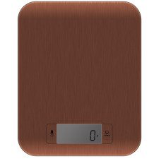 Ваги Ardesto кухонні, 5кг, CR2032x2 в комплекті, метал, бронзовий