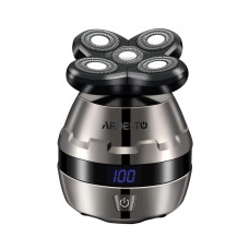 Бритва електр. для голови Ardesto SHR-5WPR,  роторна,  бритв.головок-5, Li-Ion, сух.+волог., бронзовий