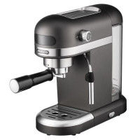 Кавоварка Ardesto  ріжкова 1.4л, мелена, ручний капучинатор, підігрів чашок, чорний