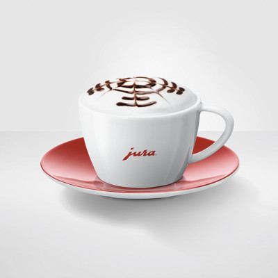 Набір чашок JURA з лого для капучино 2шт (24036)