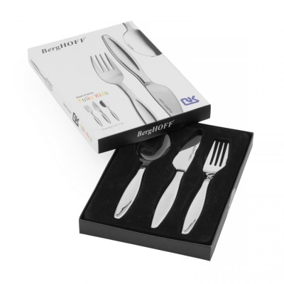 Набор столових приборов BergHOFF Essentials Folio Kids, 3 пр (1204032)