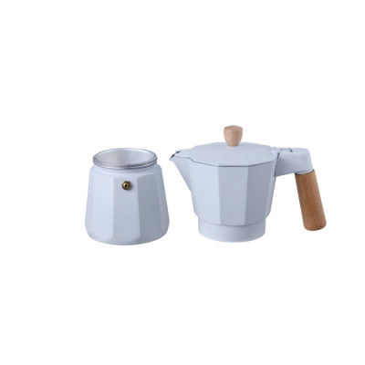 Кавоварка гейзерна Bergner Naturally, 380 мл, 3 чашки (BG-38195-WH)
