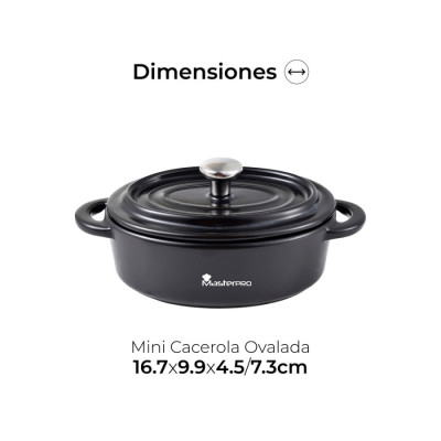 Форма для запікання Bergner MasterPro Foodies cook & share, 16X9,8 см, овальна (BGMP-10203)