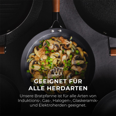 
              Набір сковорідок чавунних MasterPro Odin, 20/24 см (BGKIT-0083)
                          