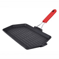 Сковорода-гриль Bergner Bbq lovers, 34.3x20.4 см (BG-34131-BK)
