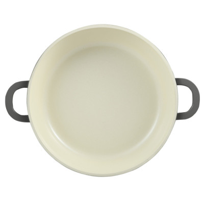 Сотейник з кришкою Bergner Excalibur, сірий, 24 см (BG-36103-GY)