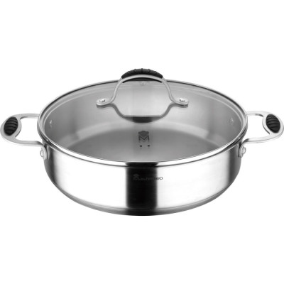 Сотейник з кришкою Bergner MasterPro Foodies collection, 4.4 л (BGMP-1594)