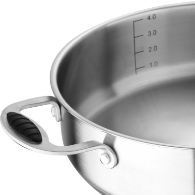 Сотейник з кришкою Bergner MasterPro Foodies collection, 4.4 л (BGMP-1594)