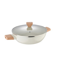 Сотейник з кришкою Bergner Naturally, 28 см (BG-34747-CR)