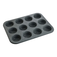 Форма для выпечки мафинов Bergner Orion, на 12 маффинов (BG-37045-GY)