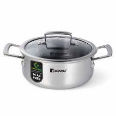 Каструля з кришкою Bergner Steelblue, 20 см (BG-33221-BL)