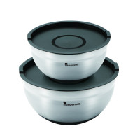 Набор мисок для смешивания Bergner MasterPro Foodies collection, 2.7/4 л (BGMP-1553-INC)