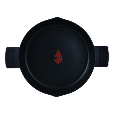Сотейник с крышкой Bergner Ion plus, 28 см (BG-35913-BK)