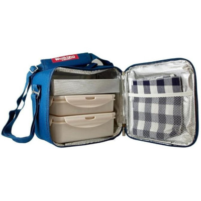 Сумка для обідів Bergner Walking business, 23х22х13.5 см (BG-3652-BL)