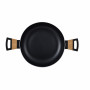 Каструля з кришкою Bergner Earth black, 28 см, 6 л (BG-32037-BK)