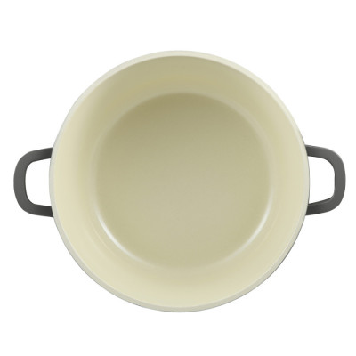 Каструля з кришкою Bergner Excalibur, сіра, 20 см, 2,2 л (BG-36100-GY)