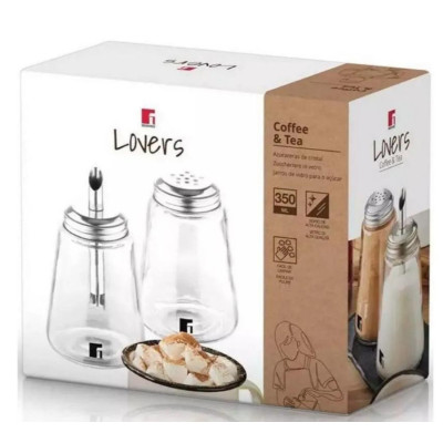 Набір диспенсерів для сипучих Bergner Coffee & tea lovers, 200 мл, 2 шт (BG-48570-MM)