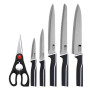 Набір ножів з ножицями Bergner Kyoto, 6 пр (BG-8986-MM)