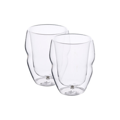 Набір склянок з подвійними стінками Bergner MasterPro Mixology, 380 мл, 2 шт (BGMP-20203)