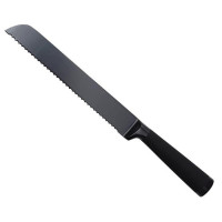 Нож для хлеба Bergner Blackblade, 20 см (BG-8774)