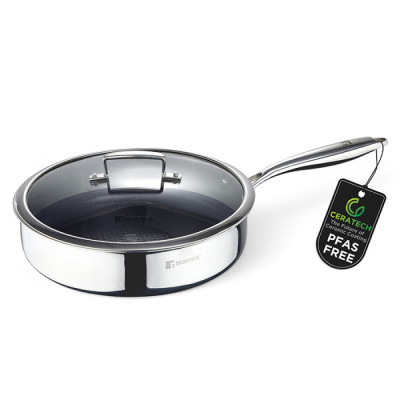 
              Сотейник з кришкою Bergner Steelblue, 28 см (BG-33224-BL)
                          