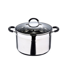 Каструля висока з кришкою Bergner MasterPro Foodies collection, 9,5 л (BGMP-1506-BK)