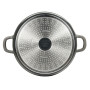 Каструля з кришкою Bergner Excalibur, сіра, 24 см, 4.2 л (BG-36101-GY)
