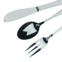 Набір дитячих столових приборів Bergner Munich silver shiny, 3 предмета (BG-5137-SL)