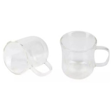 Набір склянних чашок Bergner Coffee & tea lovers, 230 мл, 2 шт (BG-20115-MM)