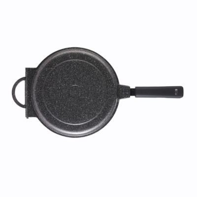 Сковорода-гриль двустороння Bergner Orion, 26 см (BG-35100-GY)