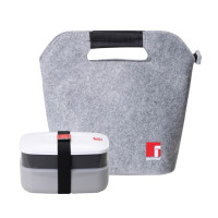 Сумка для обідів з 2 ланч-боксами Bergner Walking anywhere, 3 пр (BG-5759-BK)