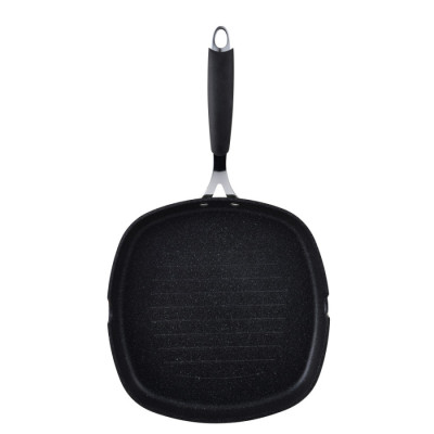 Сковорода-гриль Bergner Midnight, 28x28 см (BG-30130-GR)
