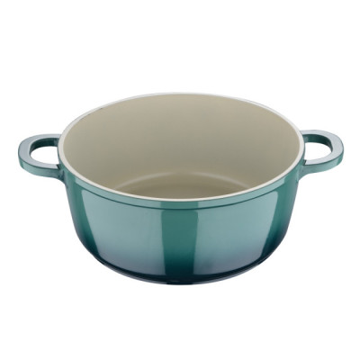 Каструля з кришкою Bergner Excalibur, зелена, 20 см, 2.2 л (BG-36100-GR)