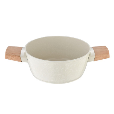 Каструля з кришкою Bergner Naturally, 20 см, 2.4 л (BG-34745-CR)