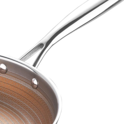 
              Сковорода з кришкою MasterPro Giro-gold(US), 30 см (MPUS10162-STSMS)
                          