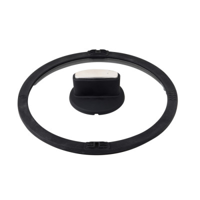 Каструля з кришкою Bergner Ion plus, 28 см, 6 л (BG-35912-BK)