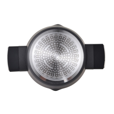 Каструля з кришкою Bergner Ion plus, 28 см, 6 л (BG-35912-BK)