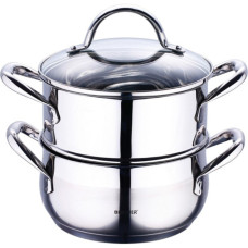 Кастрюля-пароварка Bergner Gourmet 2.2 л (BG-6521)