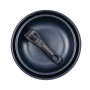 Набір сковорідок зі знімною ручкою Bergner Click&cook, 22/26 см (BG-31605-RD)