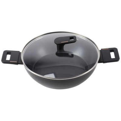 Сотейник з кришкою Bergner Copper, 28 см (BG-30295-BK)