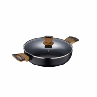 Сотейник з кришкою Bergner Earth black, 28 см (BG-32038-BK)