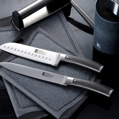 
              Ніж кухонний для нарізання Bergner Harley, 20 см (BG-4227-MM)
                          