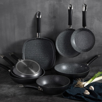 
              Сковорода гриль MasterPro Home edition, 28х28 см (BGMP-3292-BK)
                          