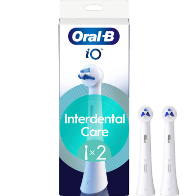 Насадка для електричної зубної щітки Braun Oral-B iO Interdental Clean Білі (2)