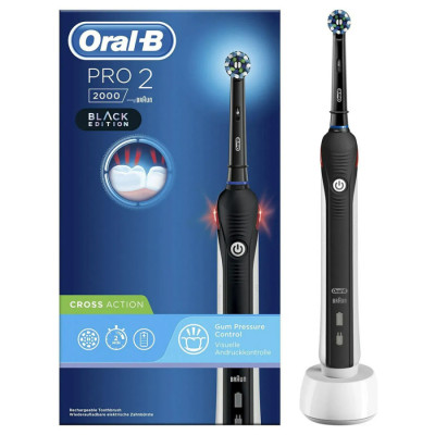 Зубна щітка Braun Oral-B PRO2 2000 D 501.513.2 BK Cross Action